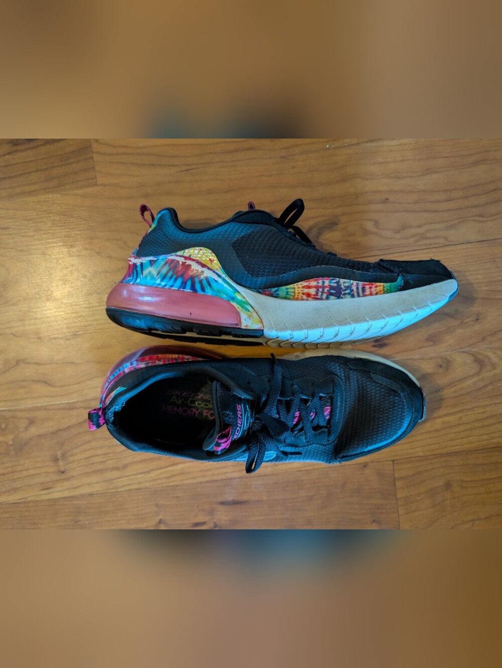 Skechers Women's Black Athletic Memory Foam Sneakers Pre Loved